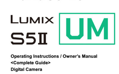 Инструкция Panasonic Lumix S5 mark 2